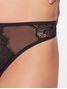 Calcinha Biquíni Em Tule Valentine Preto Valisere