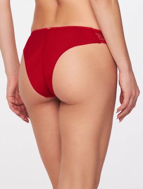 Calcinha Biquíni Em Tule Valentine Signal Red  Valisere