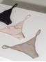 Kit Calcinha String Fio Body For Sure por Valisere Preto/Fog/Ecolove Valisere