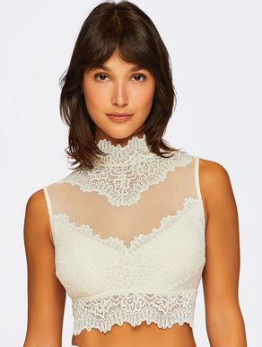 Cropped Leve Com Bojo Removível Luxe Ivoire Valisere
