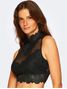 Cropped Leve Com Bojo Removível Luxe Preto Valisere