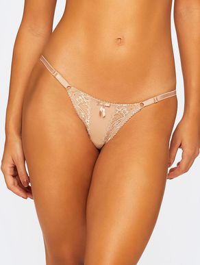 Calcinha String Todo Dia Chocolate Valisere