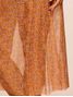 Vestido Midi Estampado Honey Amarelo Agua Doce
