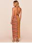 Vestido Transpassado Estampado Honey  Amarelo Agua Doce