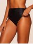 Tanga Faixa Lisos Bright Preto Agua Doce
