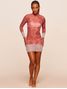 Vestido Curto Estampado Sunny Laranja Agua Doce