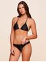 Top Cortininha + Tanga Fio Lisos Preto Agua Doce