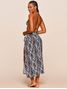 Canga Estampada Wild Preto Agua Doce