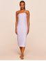 Vestido Midi Lisos Wild Branco Agua Doce