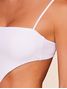 Maiô Cut Out Lisos Wild Branco Agua Doce