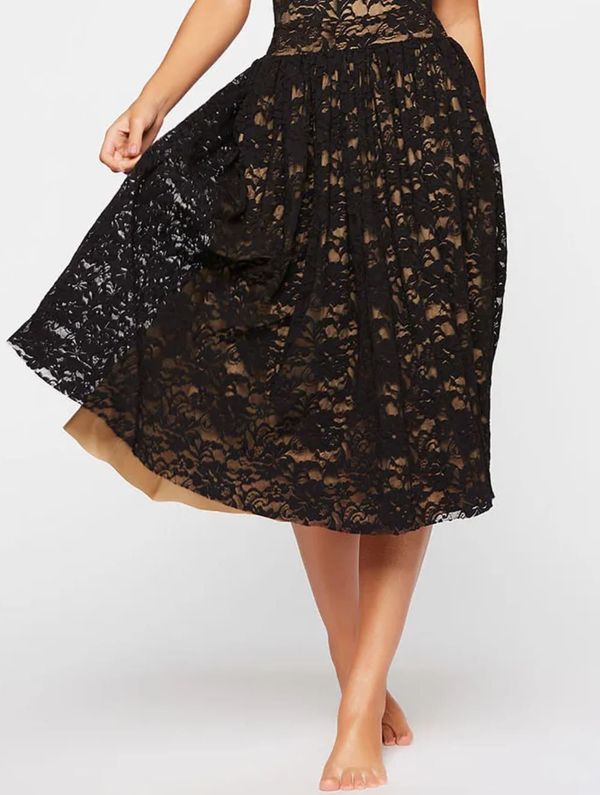 Saia Midi Runway PRETO G