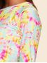 Camiseta Estampada Peace & Love Amarelo Agua Doce