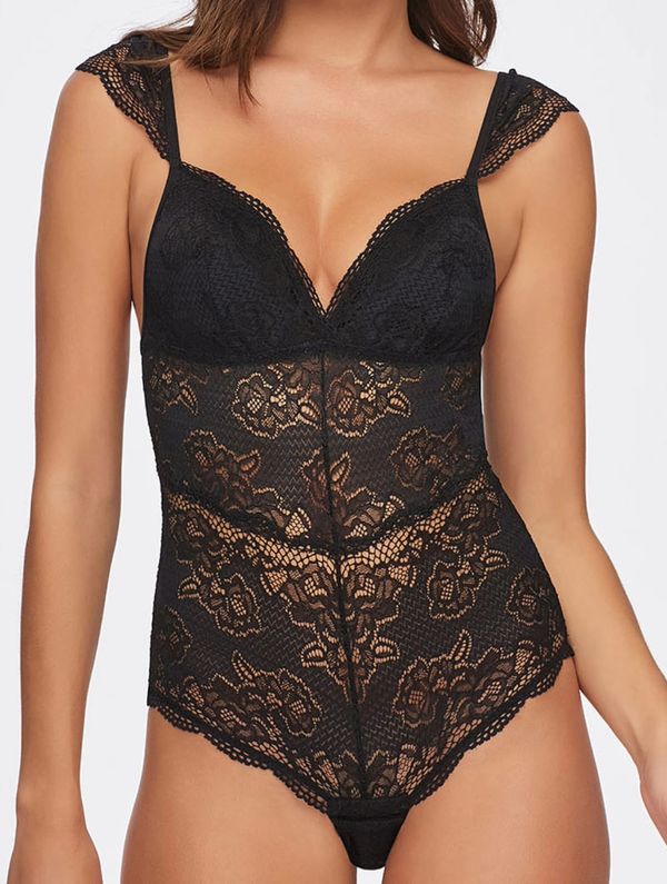 Body Regata Lace Lover PRETO P
